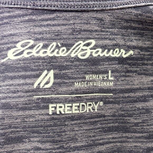 Eddie Bauer Free Dry Women’s Large Tank Top, Purple Gray Loose Fit Racer Back - Picture 7 of 8